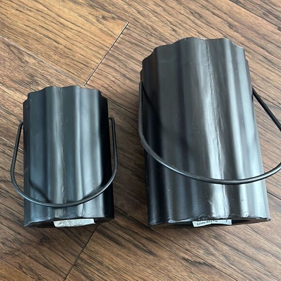 Pumpkin Fall Candle Decor Rustic Industrial vibe - Picture 5 of 7